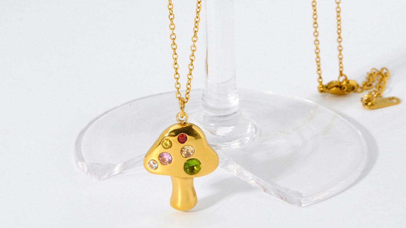 best mushroom pendant necklaces