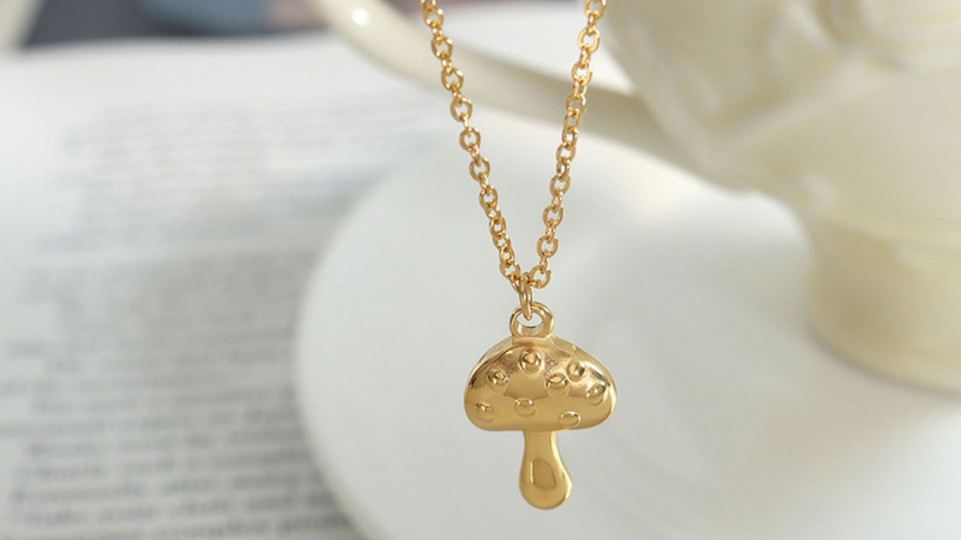 simple mushroom pendant necklace reviews