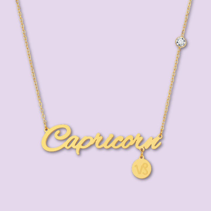 capricorn-astrology necklace