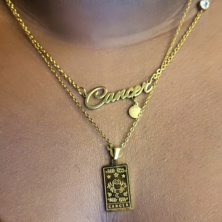 zodiac sign necklace