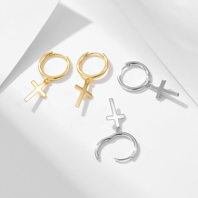 Cross Dangle Earrings