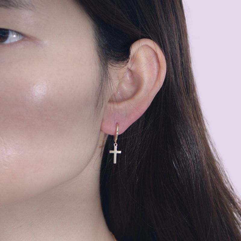 Cross Dangle Earrings