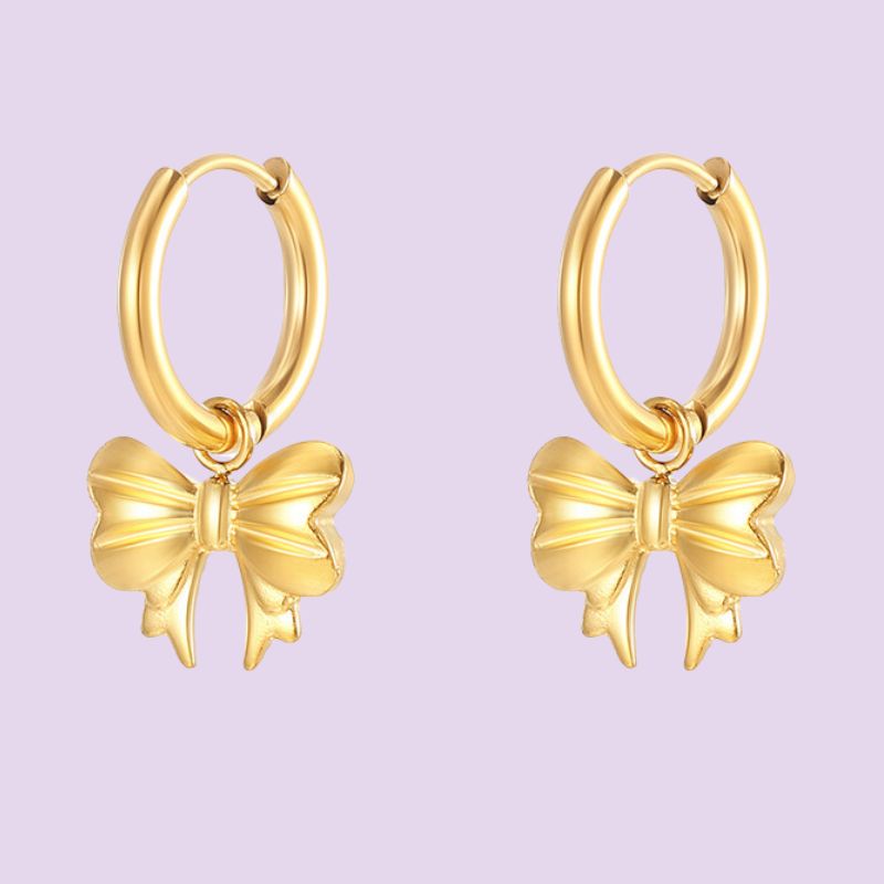 Cute Bow Dangle Earrings