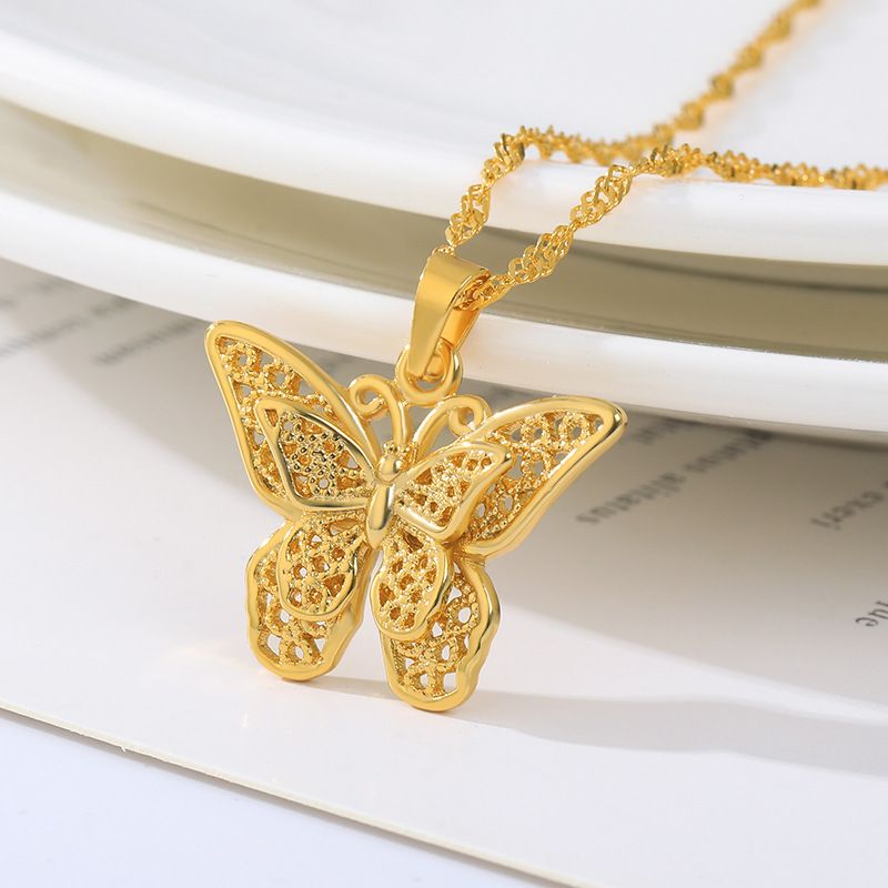 butterfly necklace dainty