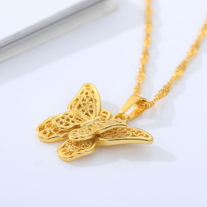 butterfly necklace big