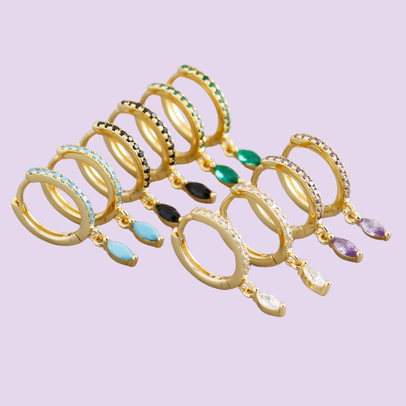 Gorgeous Multicolored Dangle Earrings