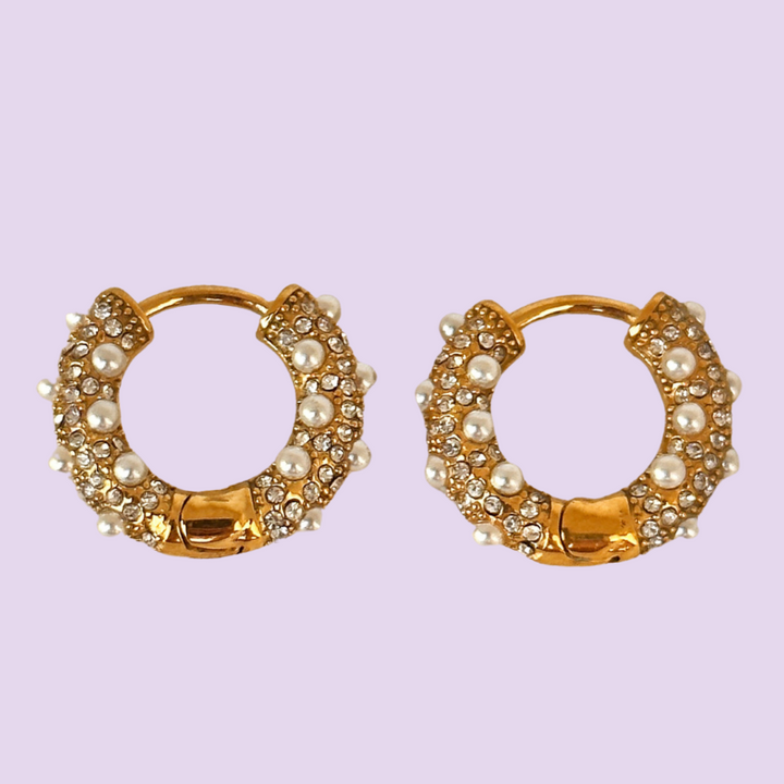 Luxurious Vintage Hoop Earrings