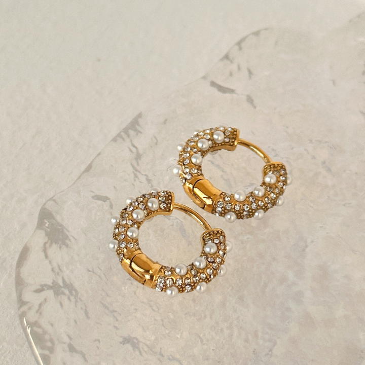 Luxurious Vintage Hoop Earrings