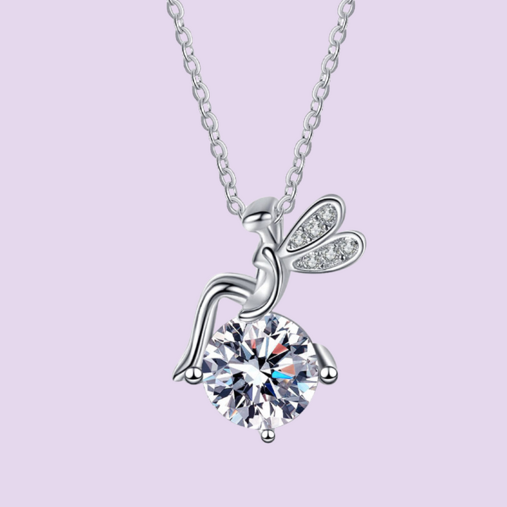 Moissanite Statement Fairy Necklace 