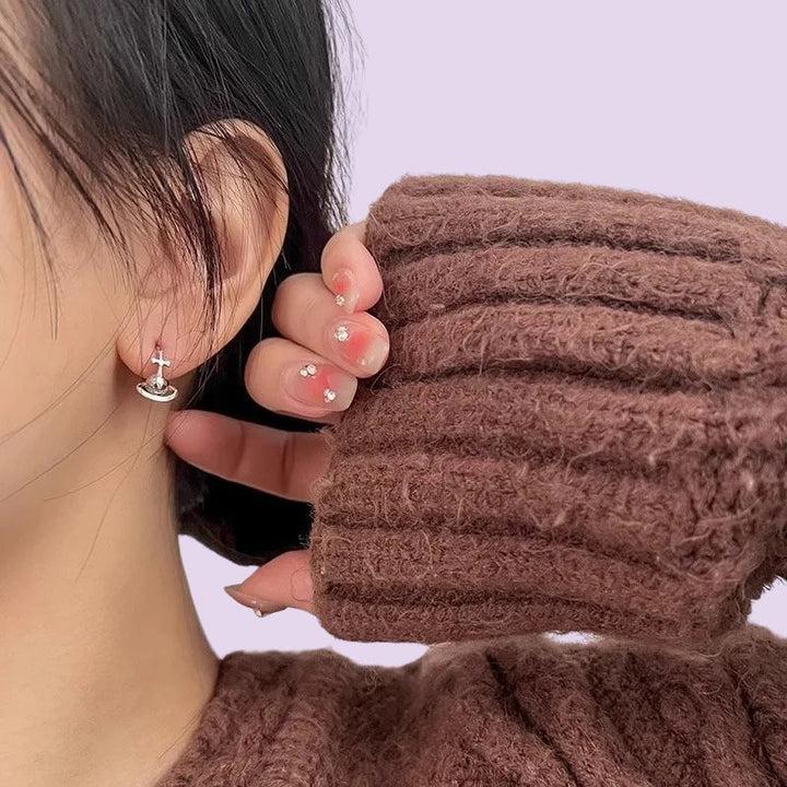 saturn earrings