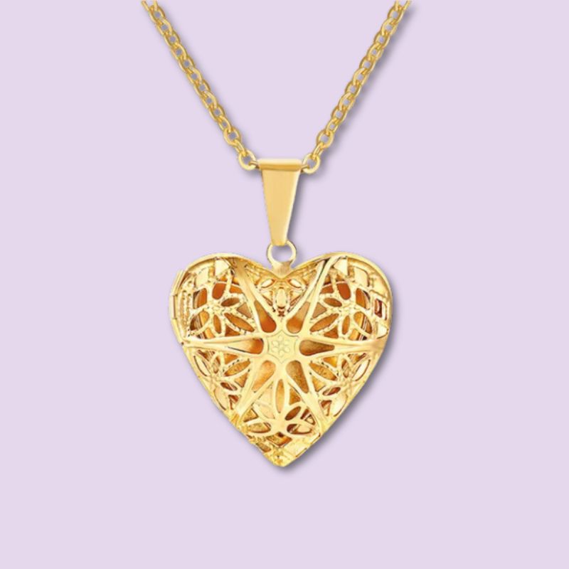 vintage heart pendant necklace
