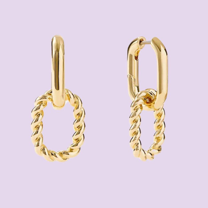 double hoop earrings