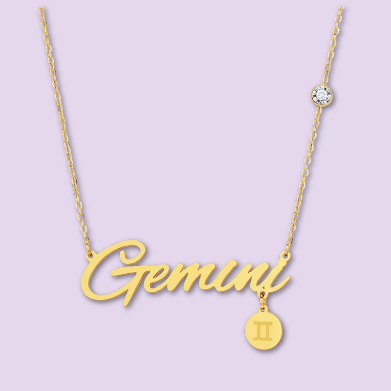 gemini-astrology necklace