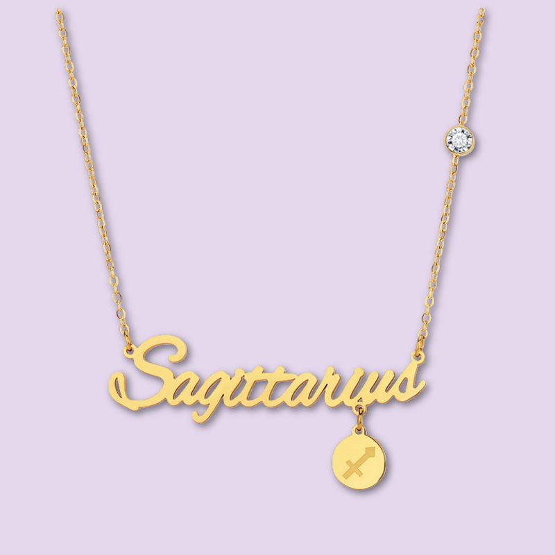 sagittarius-astrology necklace