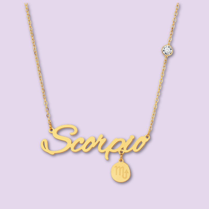 scorpio-astrology necklace