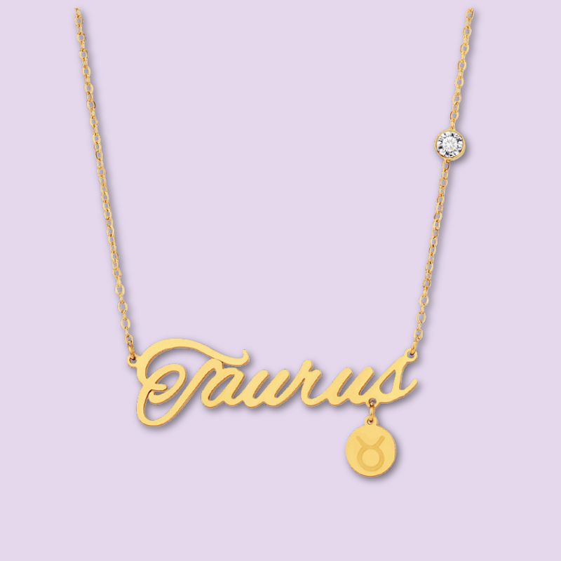 taurus-astrology necklace