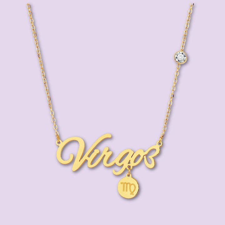 virgo-astrology necklace